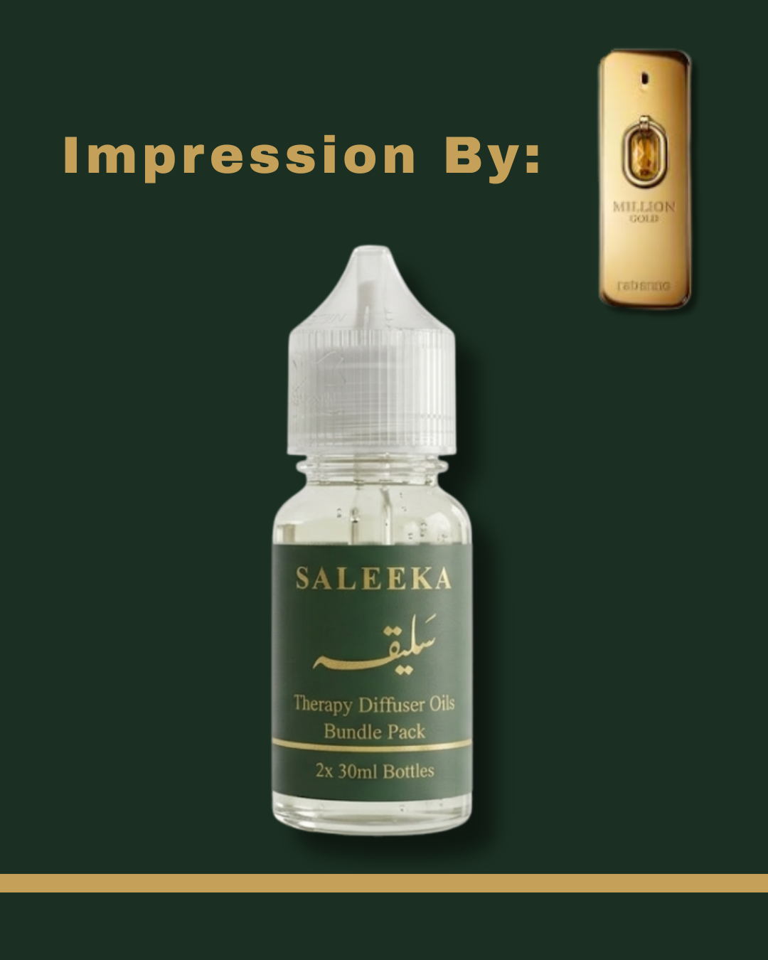Designer Oil Perfume Diffusers (2x Bundle)