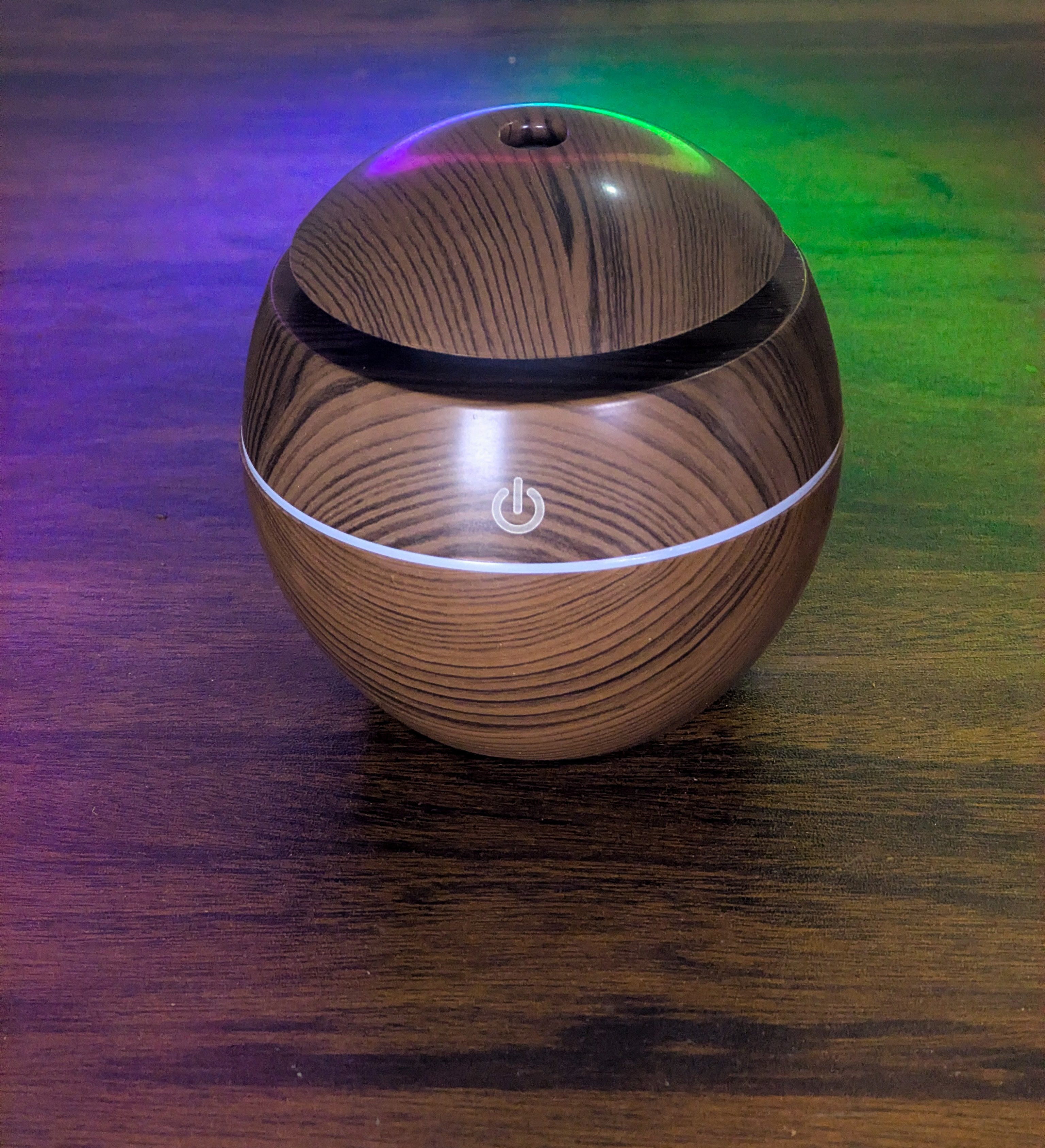 Wooden Ball Humidifier Touch Sensor Diffuser
