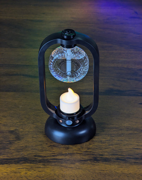 Candle Lamp Humidifier + Wall Hanging for Night (Rechargeable)