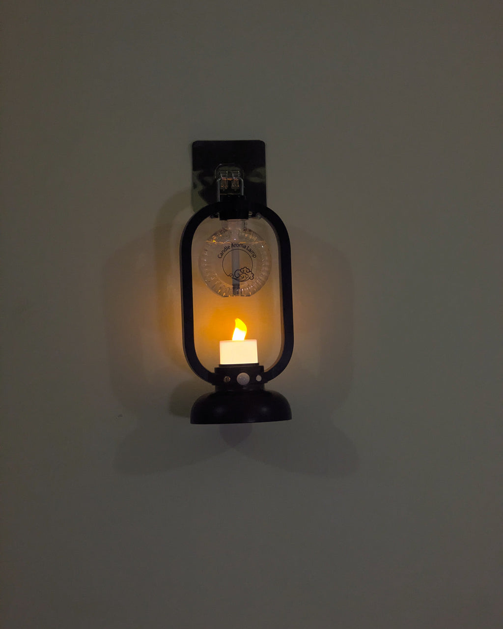 Candle Lamp Humidifier + Wall Hanging for Night (Rechargeable)