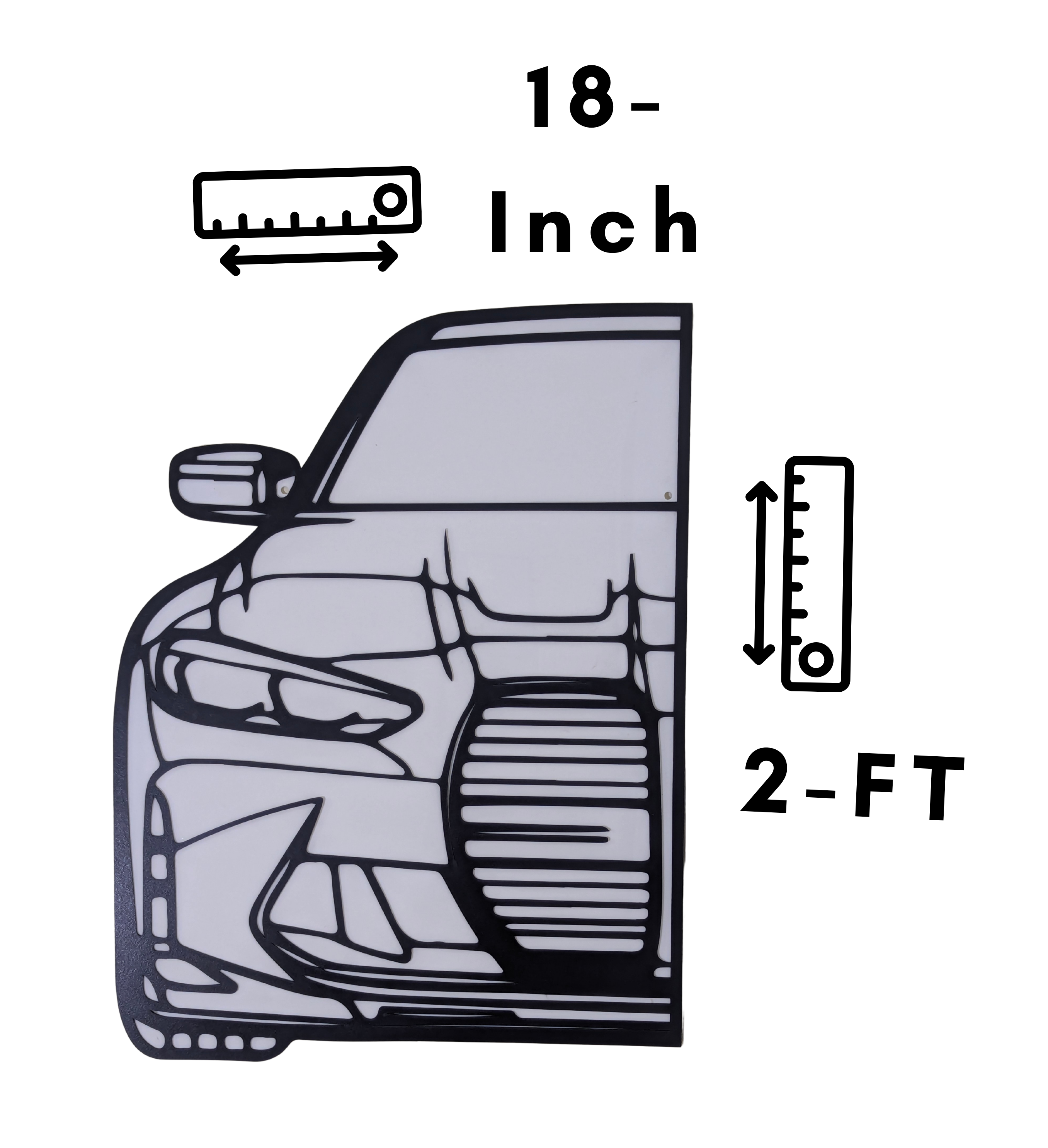 BMW M5 Competition Front Wall Art (x1)