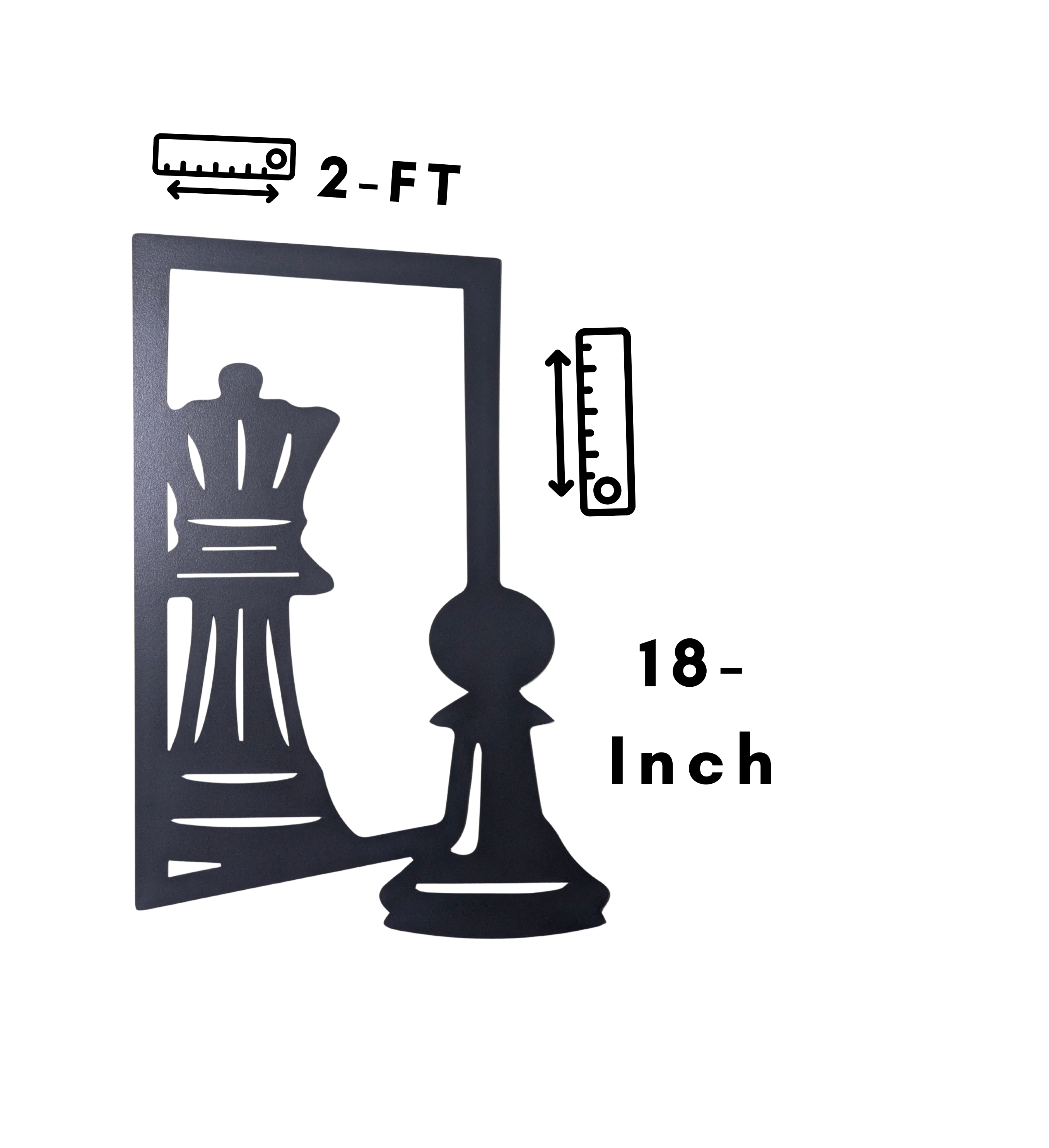 Checkmate | The Strategist’s Silhouette Wall Decor (x1)
