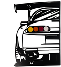 Supra A80 JDM Heritage | Prestige Silhouette Wall Art (x1)